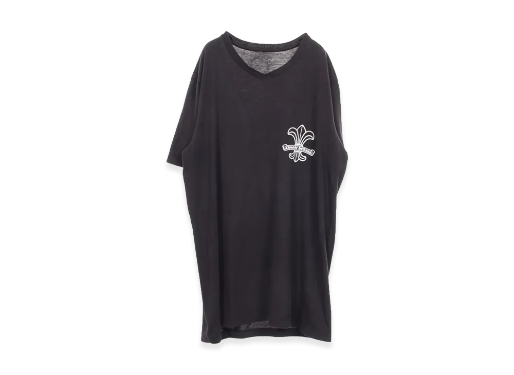 Chrome Hearts BS Fleur V-Neck S/S T-Shirt "Black"