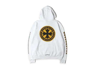 Chrome Hearts CH Plus Circle Logo Hoodie "White"