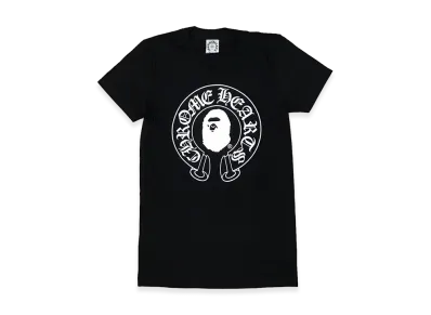 Chrome Hearts x A Bathing Ape Women's Horseshoe S/S T-Shirt "Black"