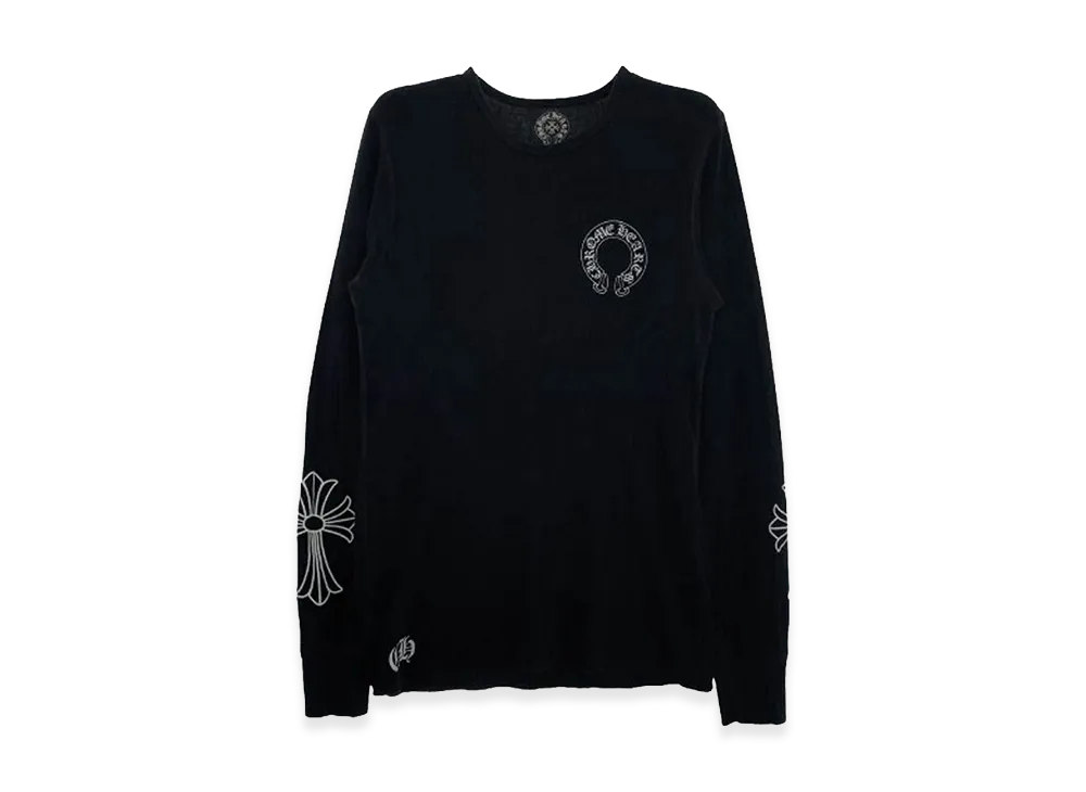 Chrome Hearts Scroll Label CH Plus Thermal L/S T-Shirt 