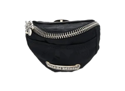 Chrome Hearts Wristher Snat Pack Nylon Leather Bracelet "Black/Silver"