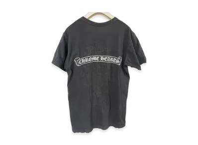 Chrome Hearts Cemetery Cross Scroll Label Back Logo S/S T-Shirt "Black"