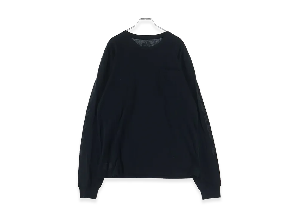 Chrome Hearts Neck Logo L/S T-Shirt "Black"