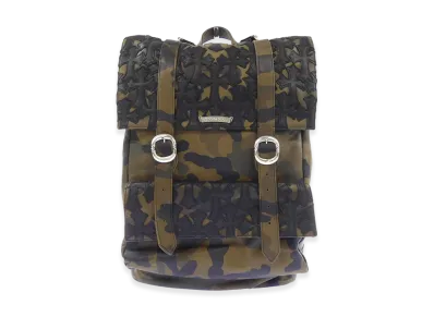 Chrome Hearts Moto Cemetery Cross Backpack "Camo/Black"
