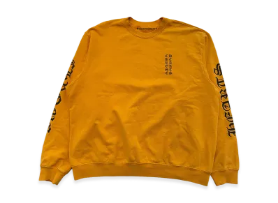 Chrome Hearts Vertical Logo Sweat "Mustard Yellow"
