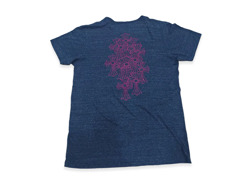 Chrome Hearts Cemetery V-neck T-shirt "Gray"