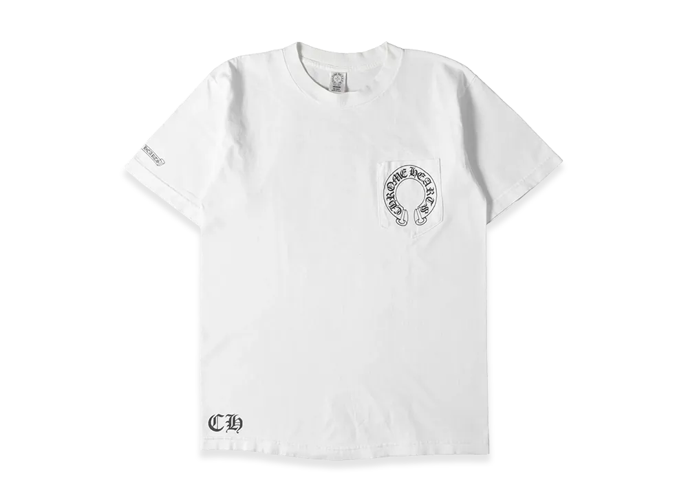 Chrome Hearts CH Plus Horseshoe Pocket S/S T-Shirt "White"