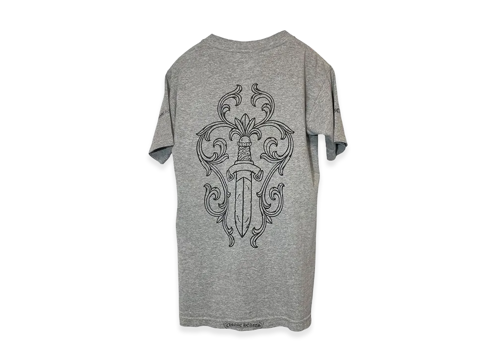 Chrome Hearts Max Field Dagger Back Print S/S T-Shirt "Gray"