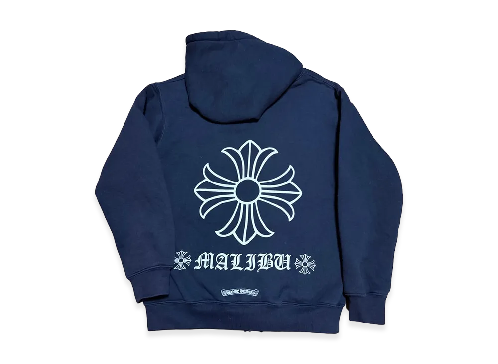 Chrome Hearts Malibu Exclusive Cross Logo Hoodie "Black"