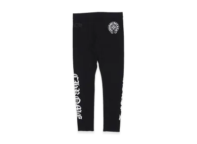 Chrome Hearts Horseshoe Print Leggings "Black"