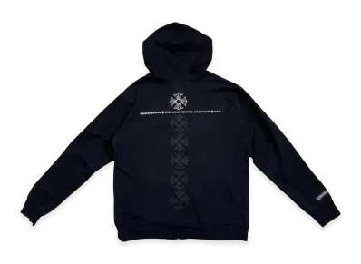 Chrome Hearts CH Plus Horseshoe Zip Hoodie "Black"