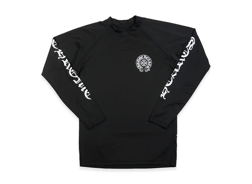 Chrome Hearts CH Horseshoe L/S Rash Guard "Black"