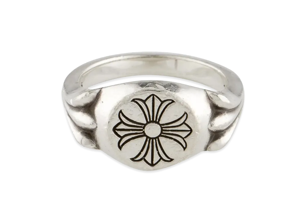 Chrome Hearts CH Plus Flat Top Ring "Silver"