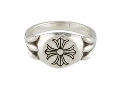 Chrome Hearts CH Plus Flat Top Ring "Silver"