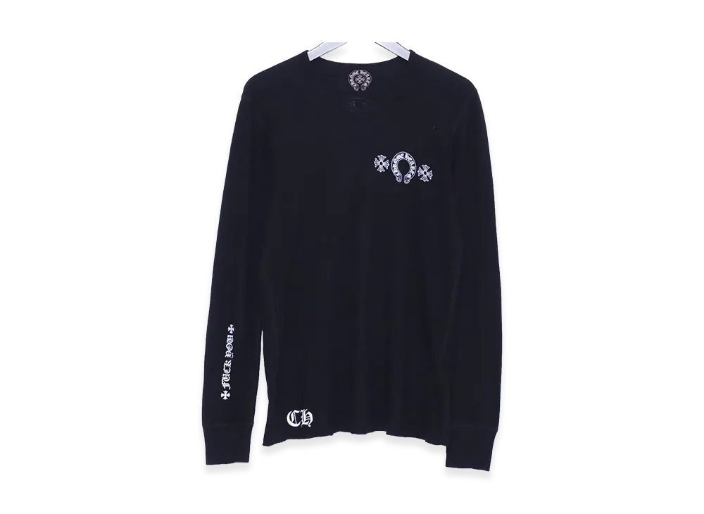 Chrome Hearts Old Horseshoe CH Plus Thermal L/S T-Shirt "Black"