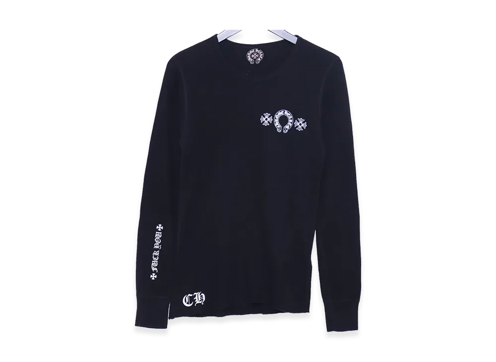 Chrome Hearts Horseshoe CH Plus Thermal L/S T-Shirt "Black"