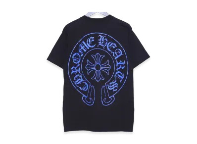 Chrome Hearts Old Horseshoe CH Plus Pocket T-Shirt "Black/Blue"