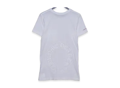 Chrome Hearts Horseshoe Scroll Label Pocket T-Shirt "White"