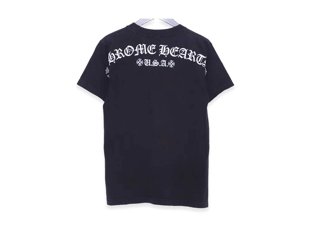 Chrome Hearts Old Arch Logo Scroll Label Pocket T-Shirt "Black"