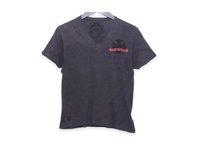 Chrome Hearts Old Horseshoe CH Plus V-Neck T-Shirt "Gray"
