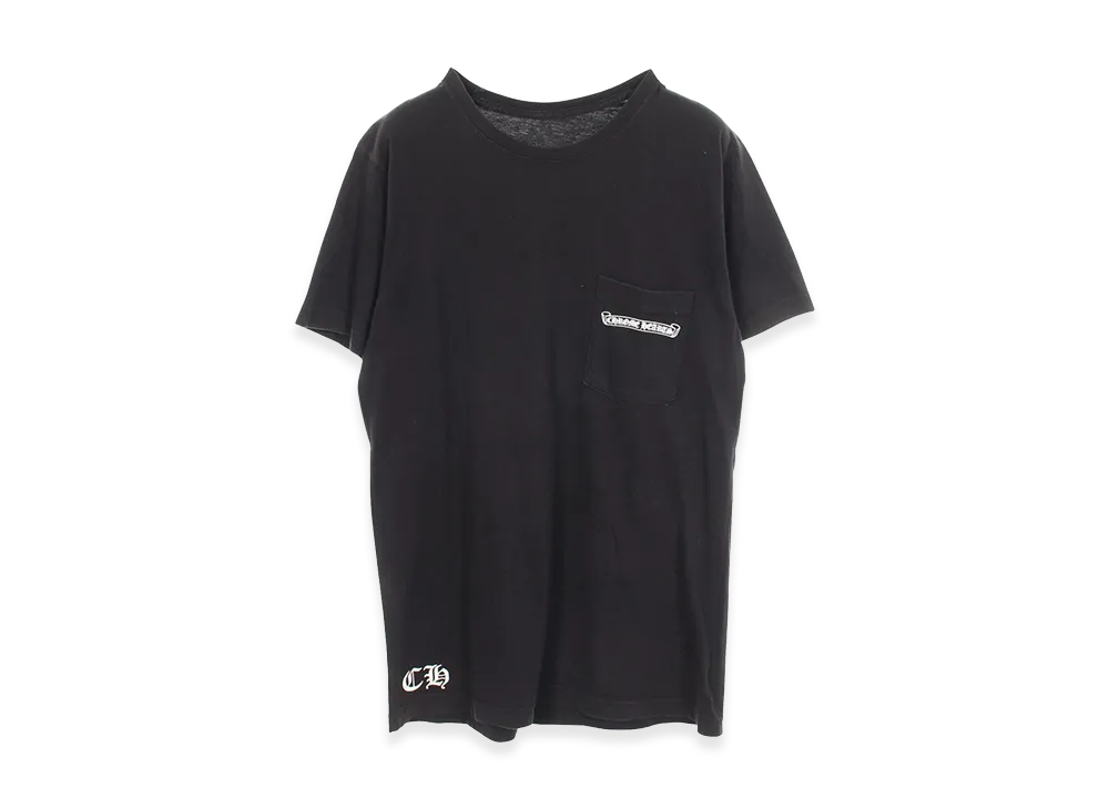 Chrome Hearts Scroll Label Pocket T-Shirt "Black"