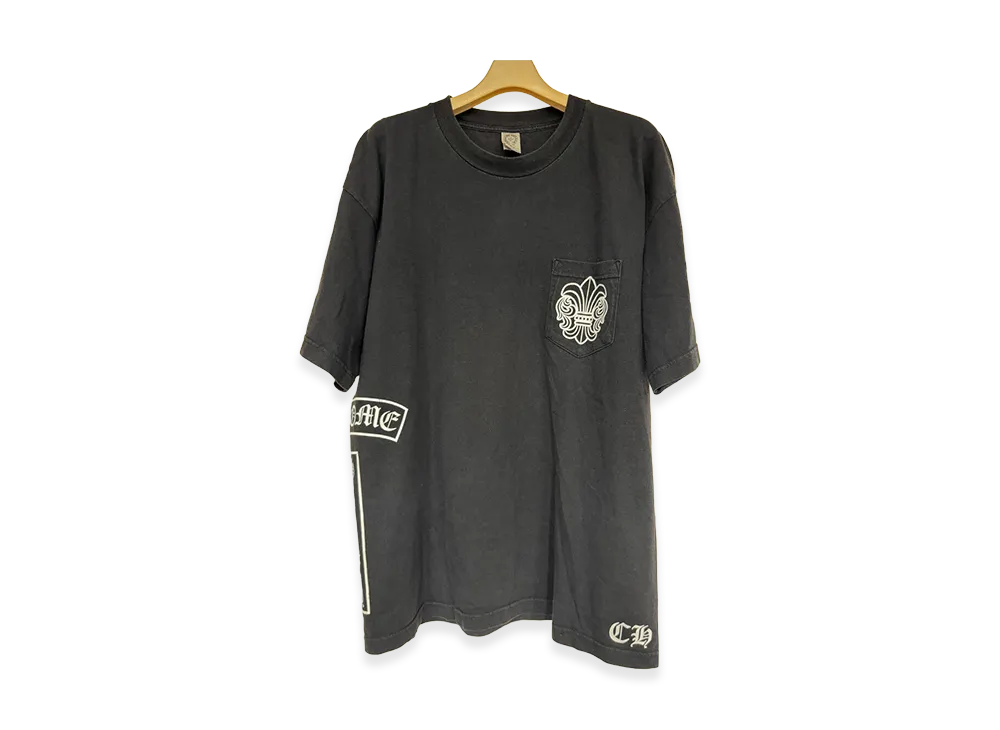 Chrome Hearts Fleur De Lis Pocket T-Shirt "Black"