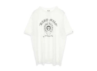 Chrome Hearts x A BATHING APE Baby Milo Print T-Shirt "White"