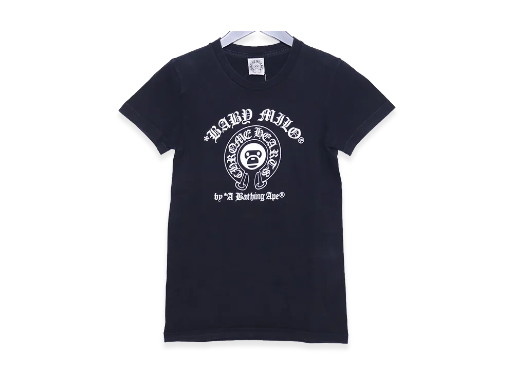 Chrome Hearts x A BATHING APE Baby Milo Horseshoe T-Shirt "Black"