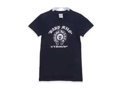 Chrome Hearts x A BATHING APE Baby Milo Horseshoe T-Shirt "Black"