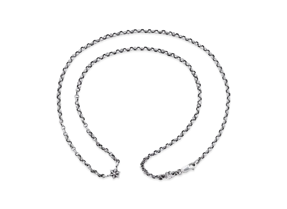 Chrome Hearts Star Necklace Roll Chain "Silver"