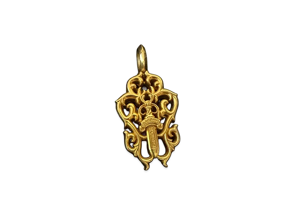 Chrome Hearts Vine Dagger Pendant 22k "Gold"
