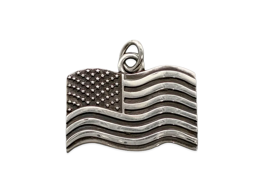 Chrome Hearts American Flag Charm "Silver"
