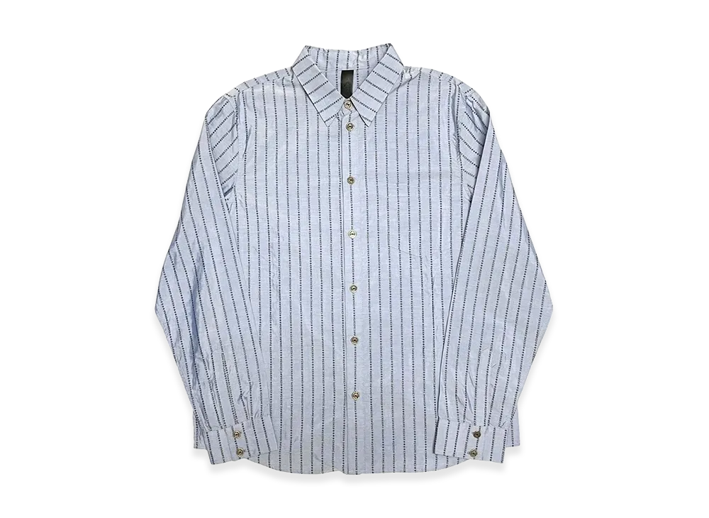 Chrome Hearts Striped L/S Shirt "Blue"