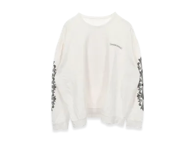 Chrome Hearts Dagger Eye Chart Sweatshirt "White"