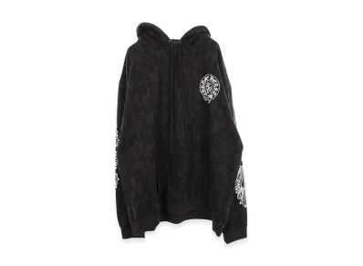 Chrome Hearts Cemetery Cross All Over Print Hoodie "Black"