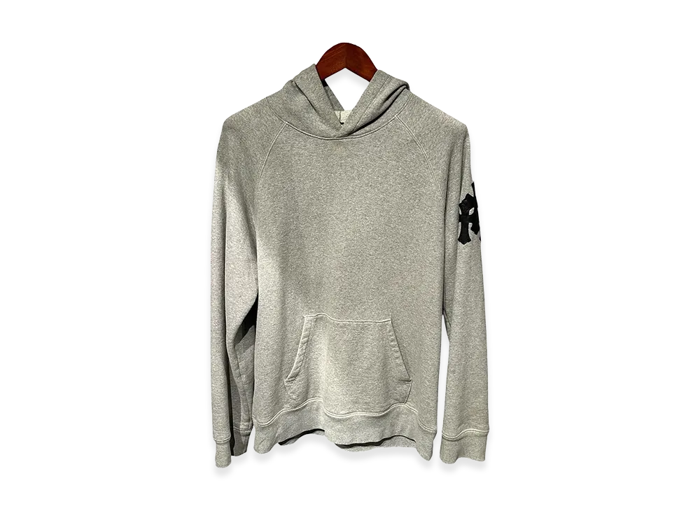 Chrome Hearts Y Not Paper Jam Pullover Hoodie "Gray"