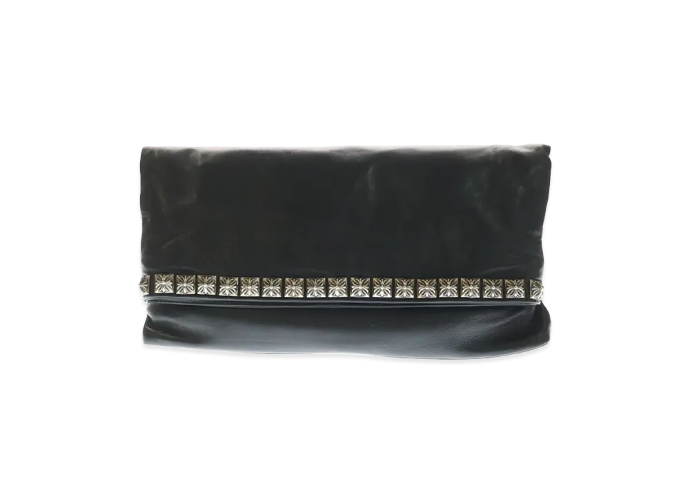 Chrome Hearts Clutch Bag With Pyramid Studs "Black"