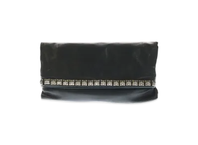 Chrome Hearts Clutch Bag With Pyramid Studs "Black"