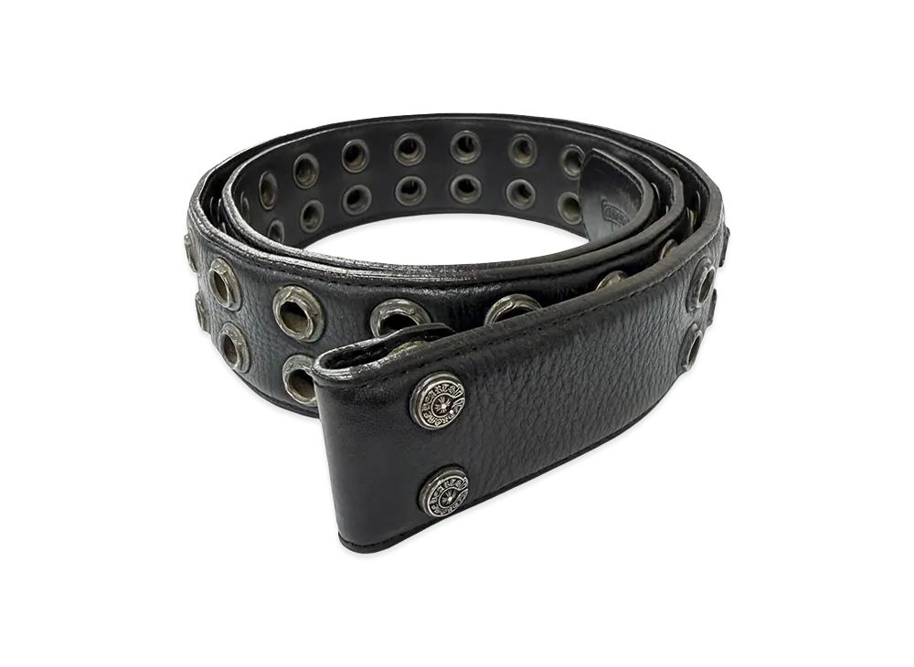 Chrome Hearts Strap Double Grommet "Black"