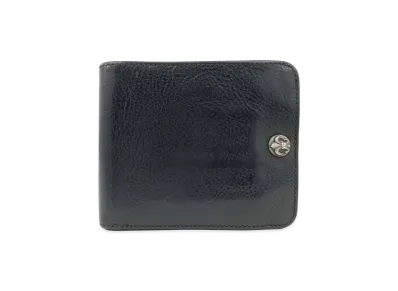 Chrome Hearts 1 Snap Wallet BS Fleur Button "Black"