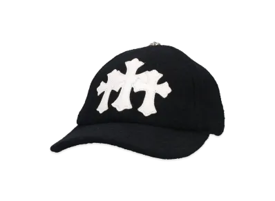 Chrome Hearts Cemetery Cross Baseball Wool Cap "Black/White"