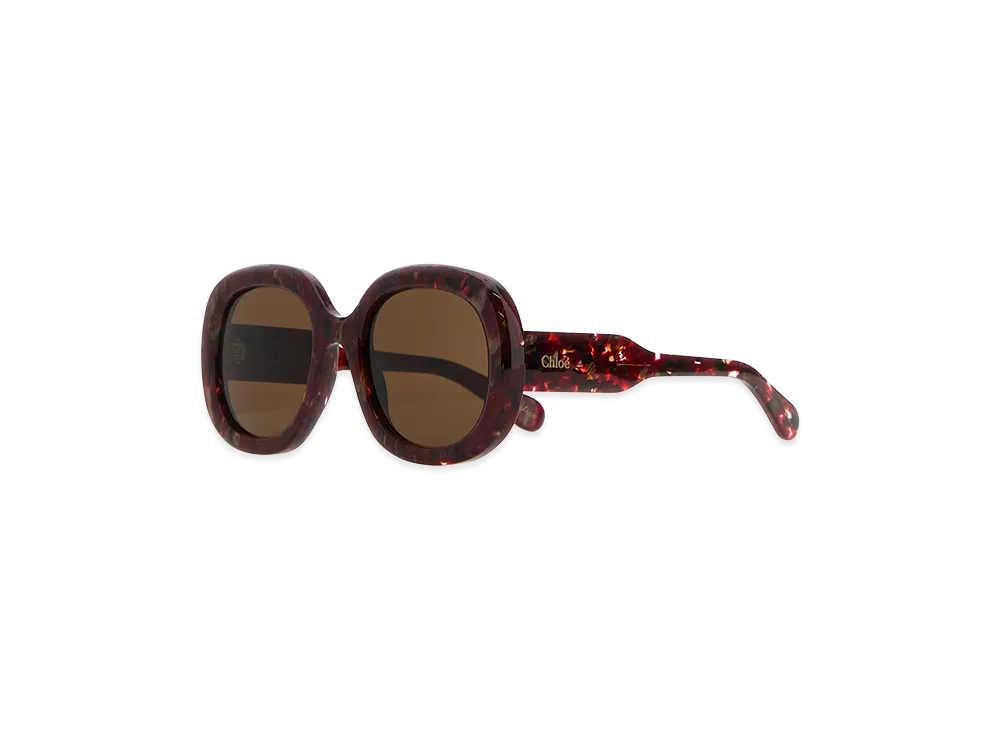 Chloe Women's Sunglasses "Garnet Red"