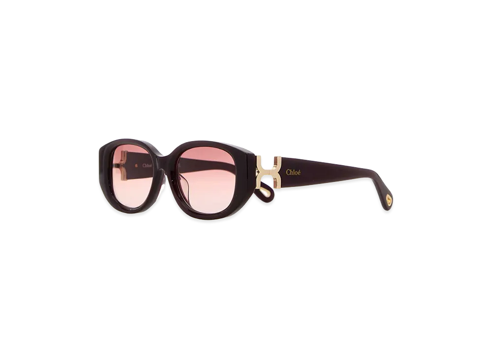 Chloe Women's Acetate Sunglasses "Burgundy"
