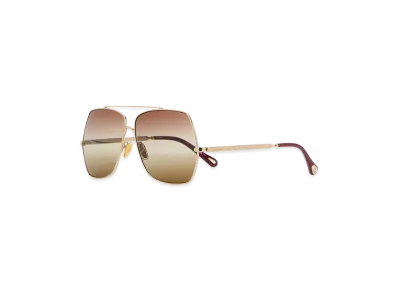 Chloe Women's Platinum Metal Sunglasses "Gold"