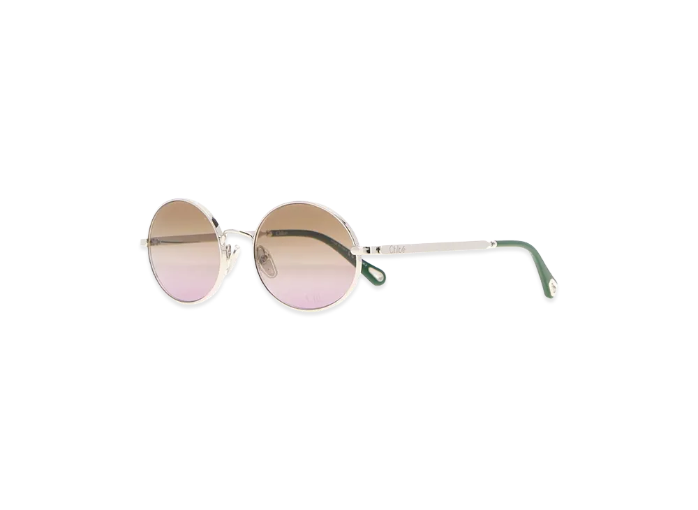 Chloe Women's Metal Sunglasses "Silver"