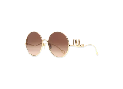 Chloe Women's Metal Sunglasses "Gold"