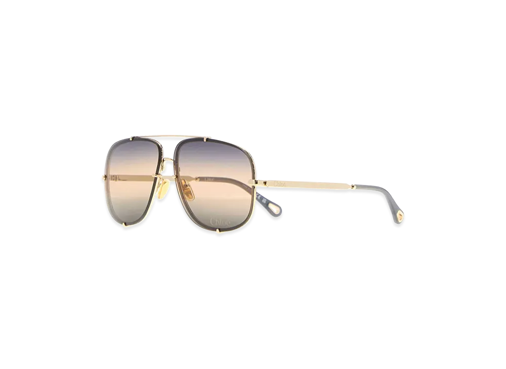 Chloe Women's Platinum Metal Sunglasses "Gold"