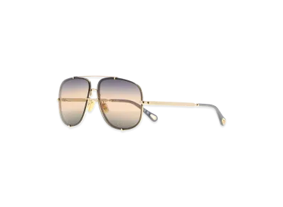 Chloe Women's Platinum Metal Sunglasses "Gold"