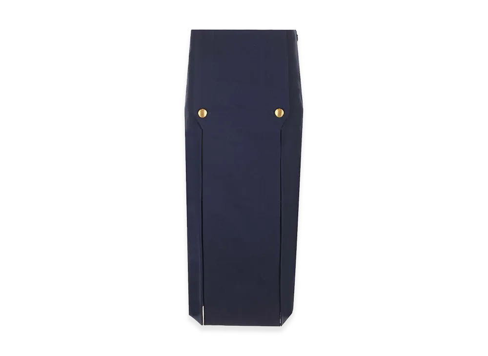 Chloe Women's Wool Midi Skirt "Blue"