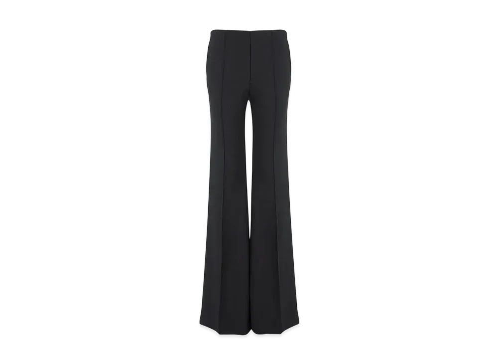 Chloe Flare Pants In Stretch Wool "Black"